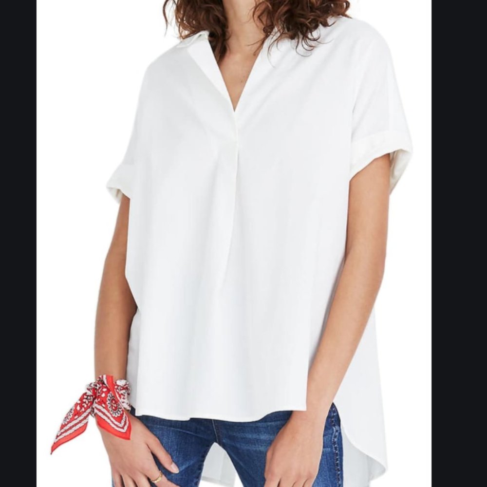 Madewell Courier Button-back shirt - XS